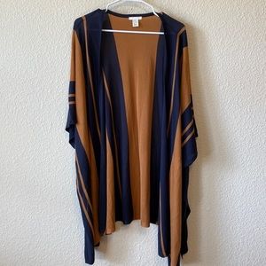 H&M Xs Oversized Short Sleeve Long Cardigan